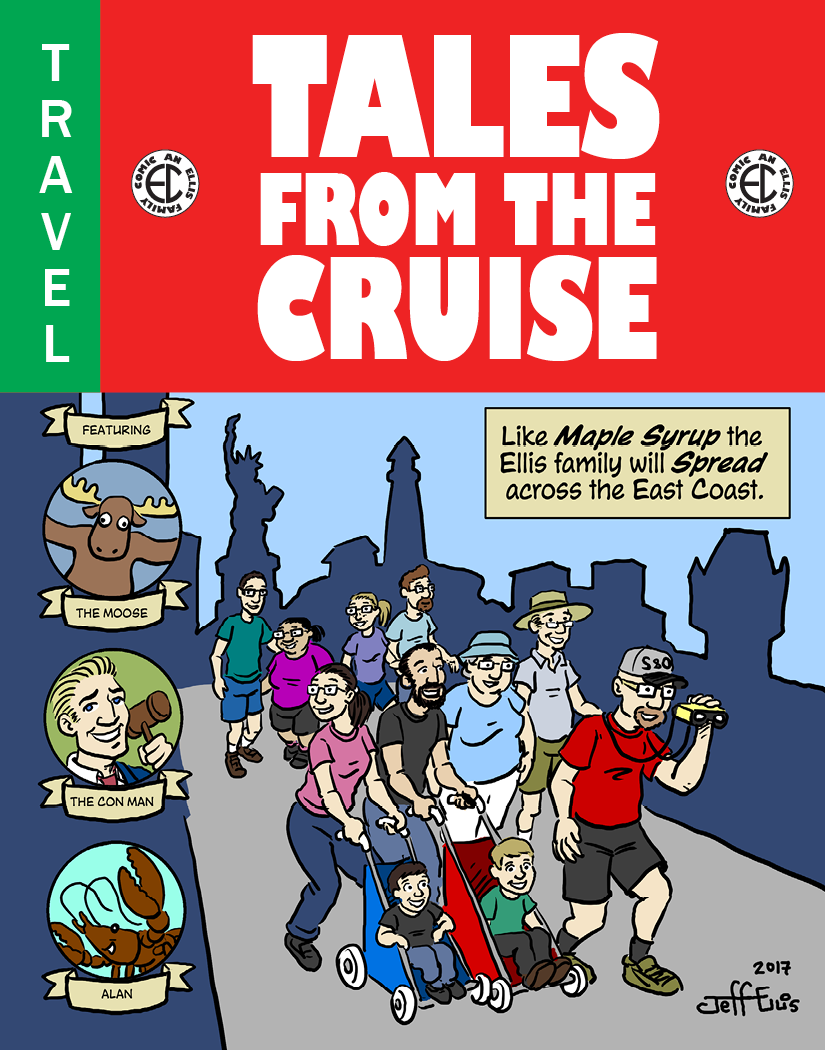 cruise comic back cover
